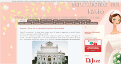 Desktop Screenshot of laziomatrimoni.com