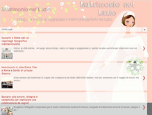 Tablet Screenshot of laziomatrimoni.com